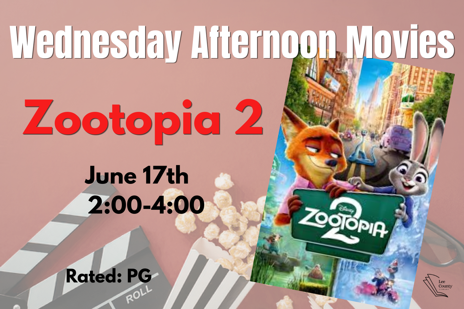 Wednesday Afternoon Movie: Zootopia 2
