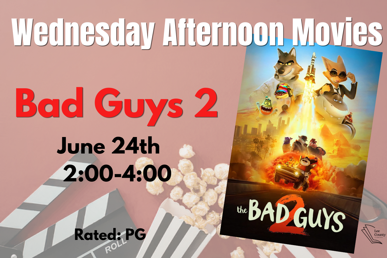 Wednesday Afternoon Movie: Bad Guys 2