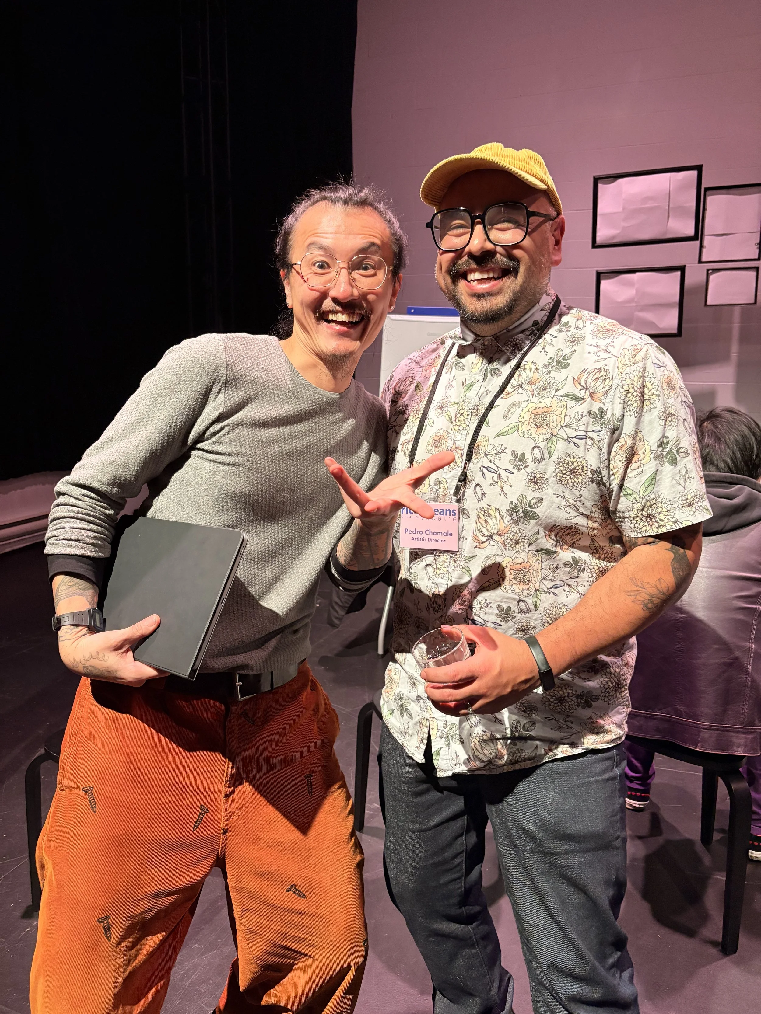 Derek (Director) & Pedro (Artistic Director)