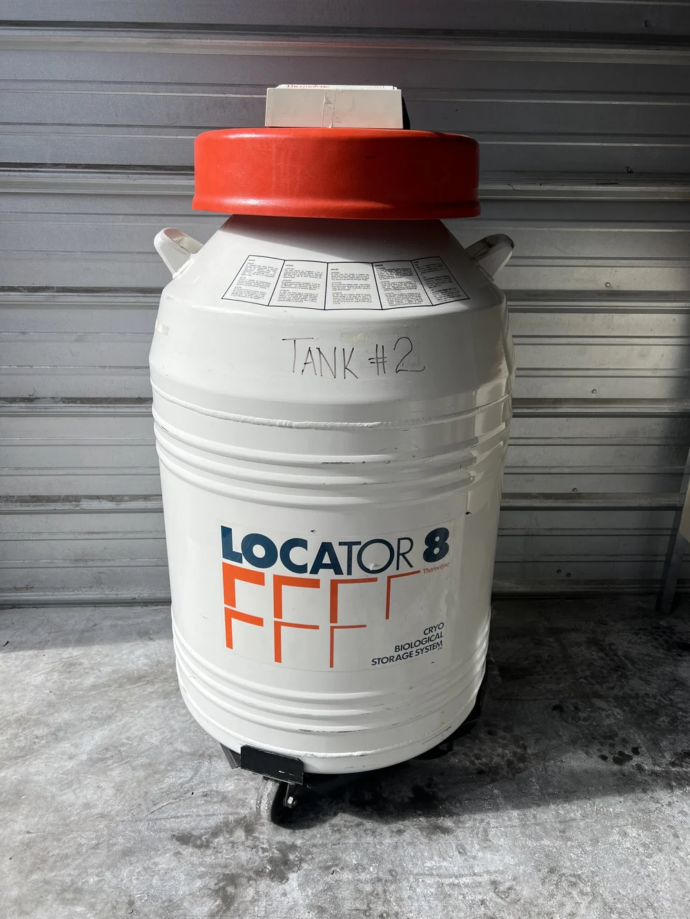 Used Thermo Locator 8 Liquid nitrogen storage vessel for sale 