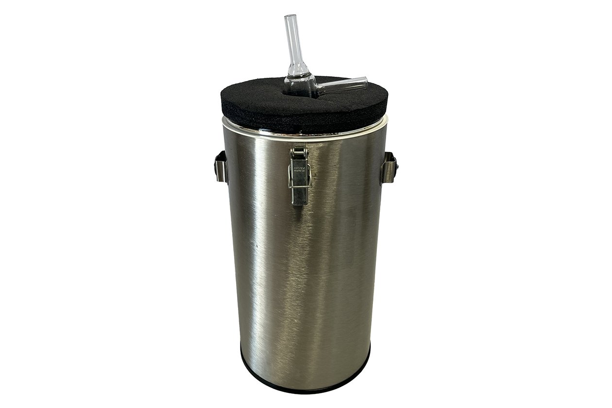 ThermoFlask™ Thermolyne® Stainless Steel Cold Trap Assembly with Chemglass Flask