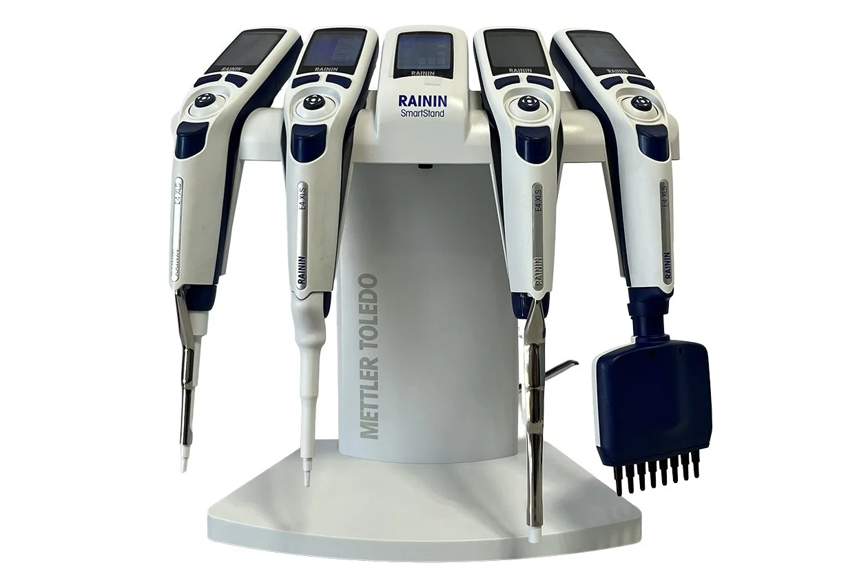 rainin-smartstand-scs-b-with-4-e4-xls-electronic-pipettes-pre-owned