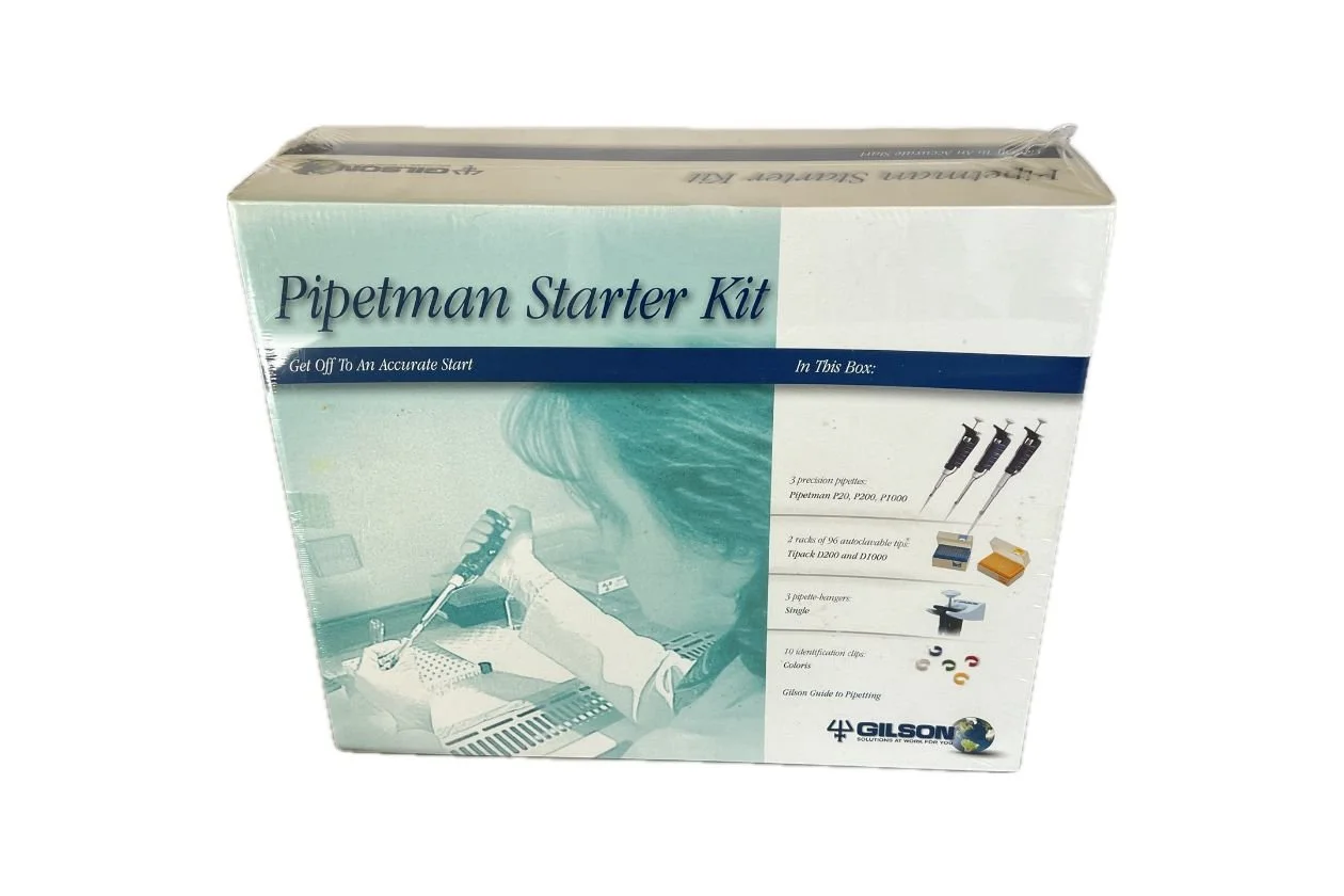 Gilson Pipetman Starter Kit - P20, P200, P1000 - NEW