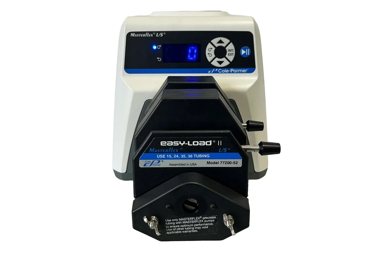 Cole-Parmer Masterflex L/S Digital Peristaltic Pump 07528-20 with Dual Easy-Load II Pump Heads