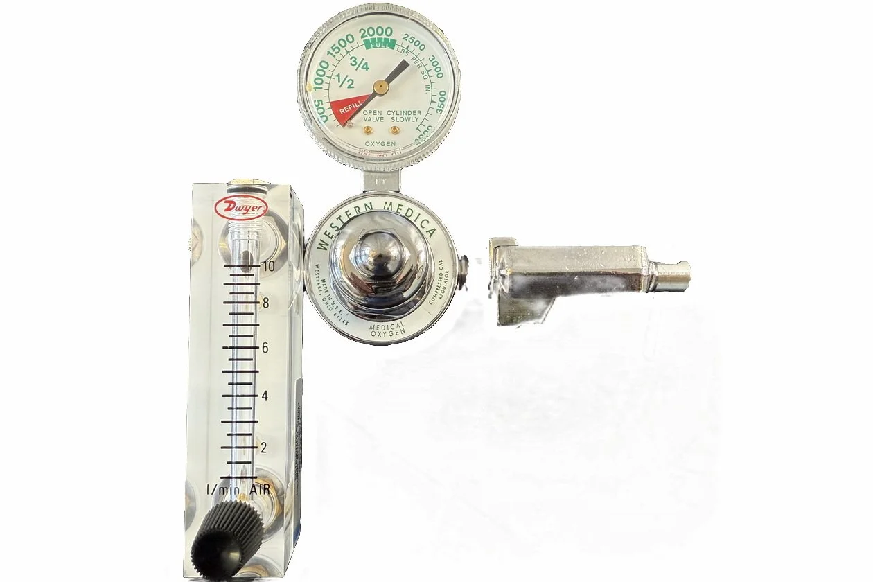 Western Medica Oxygen Regulator with Flow Meter