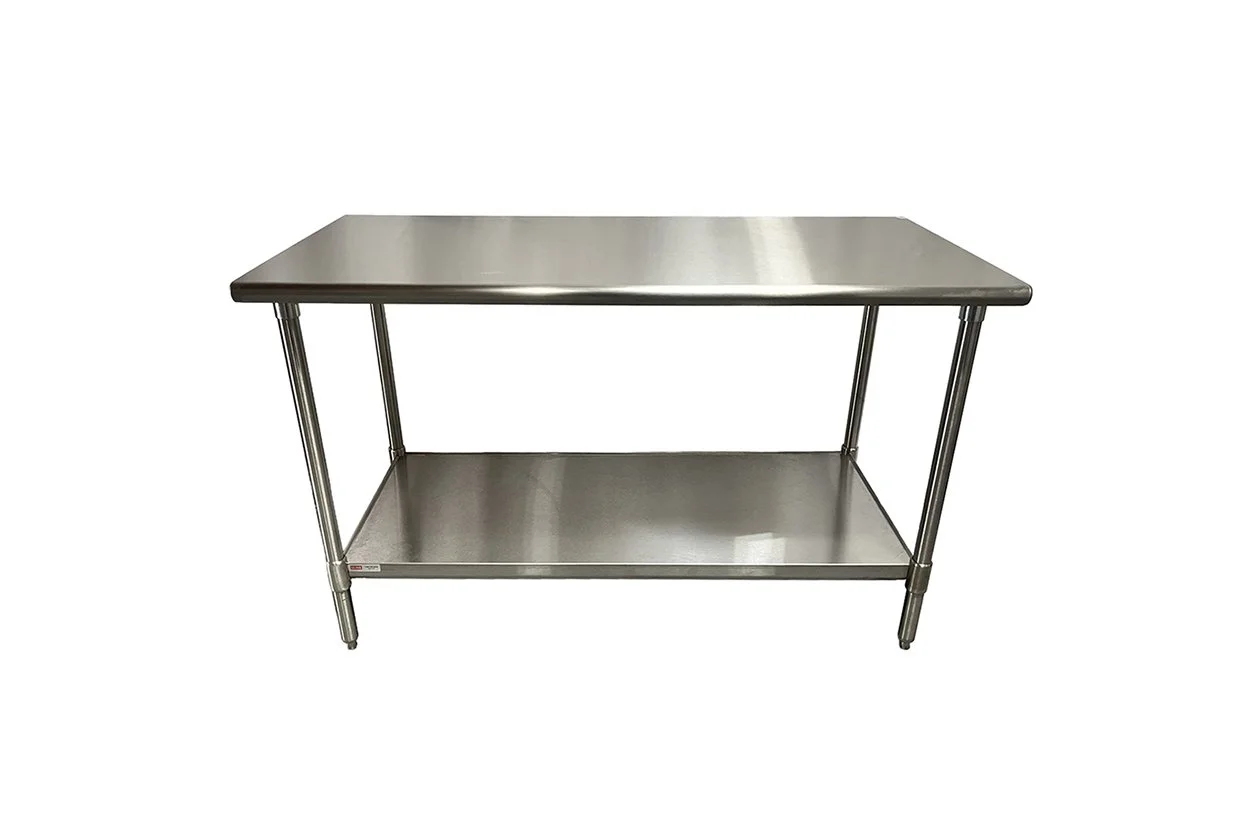 Heavy-Duty Stainless Steel Work Table 60" × 30" × 35"