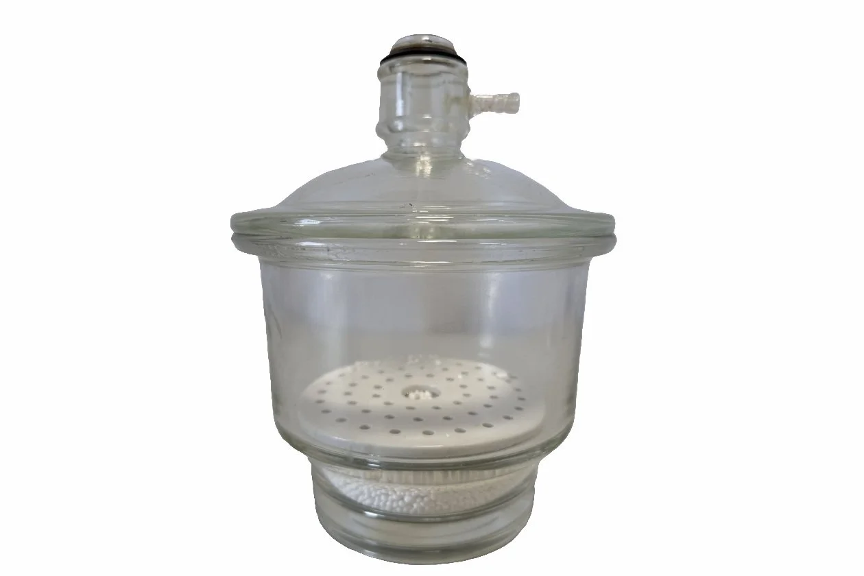 Pyrex Glass 40/35 Taper Stopcock Vacuum Dessicator