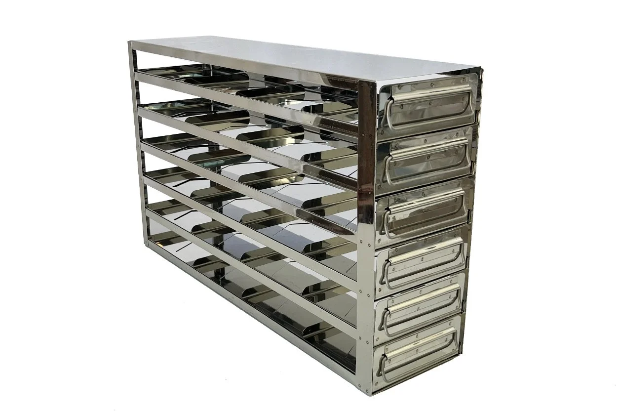 stainless-steel-laboratory-freezer-rack-6-sliding-drawers