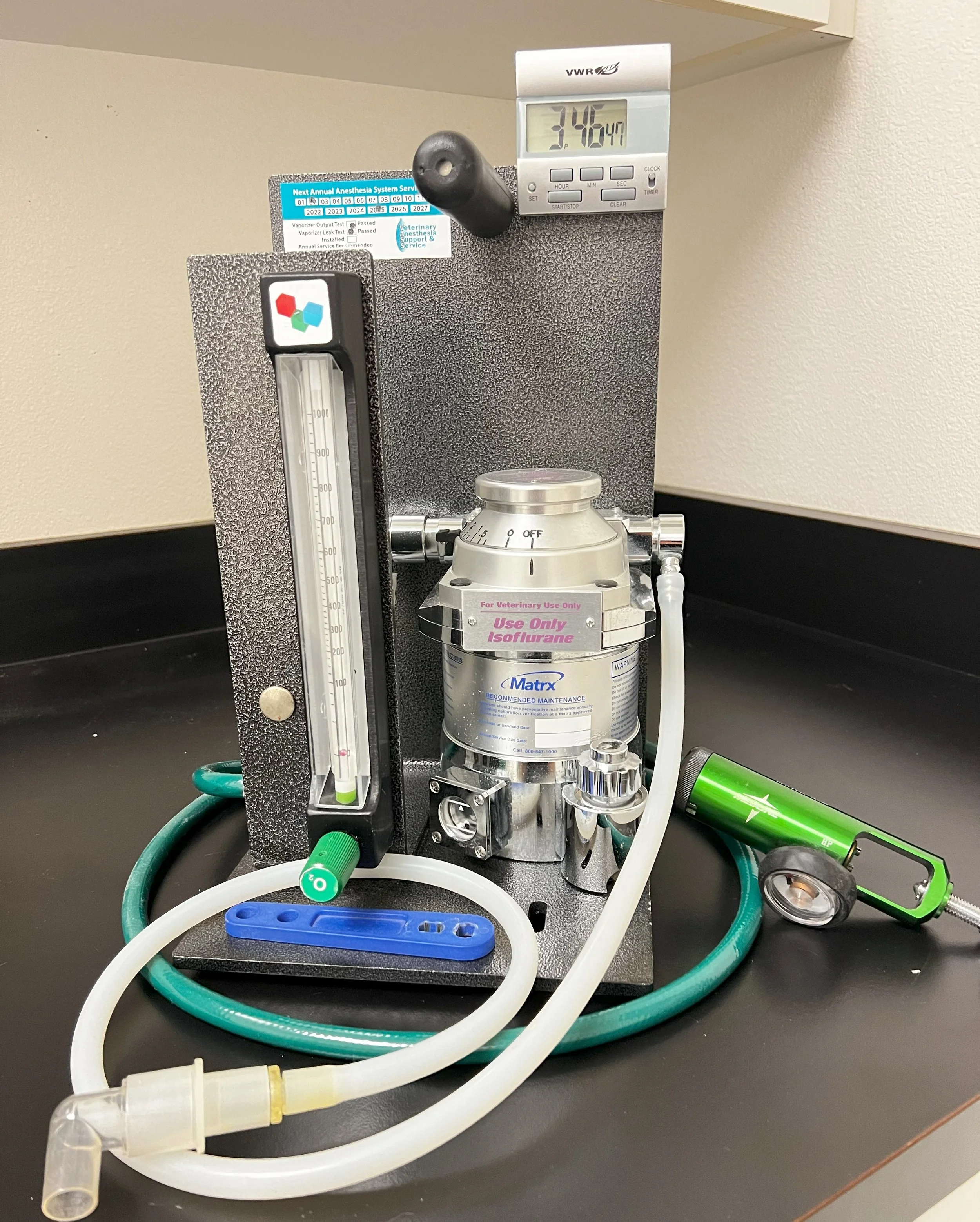 SurgiVet Small Animal Anesthesia Workstation