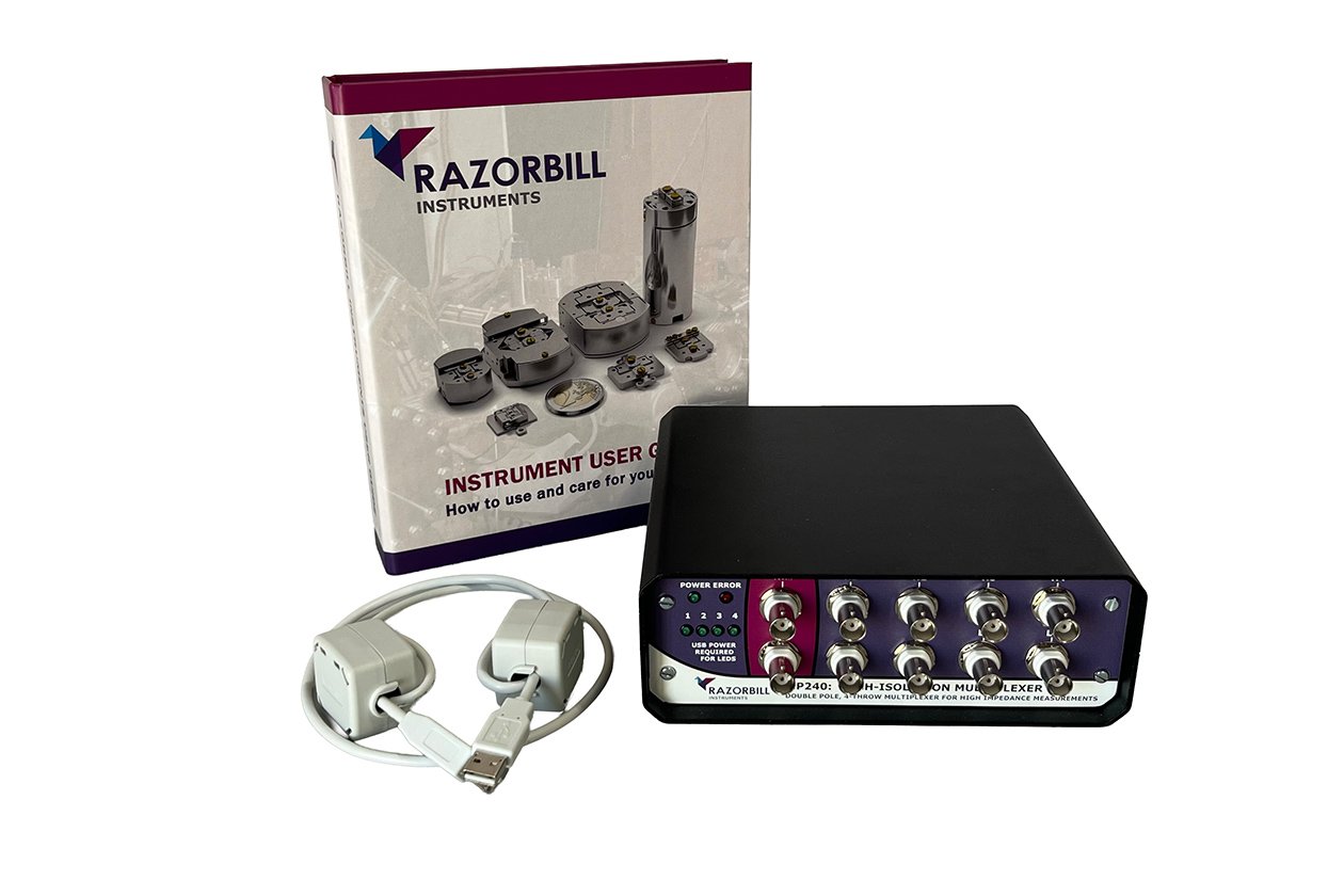 Razorbill Instruments MP240 Low-Noise High-Isolation Coaxial Multiplexer