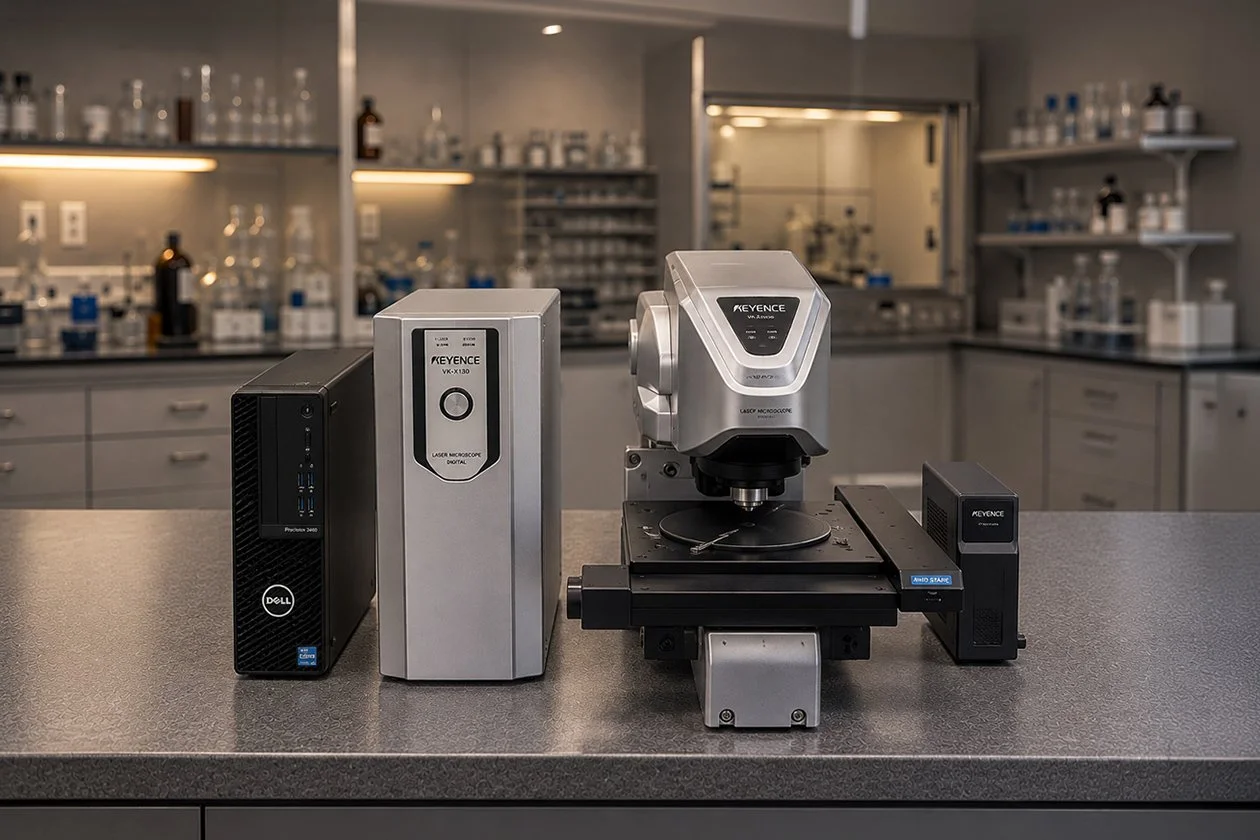Keyence VK-X150 3D Laser Scanning Confocal Microscope Complete System
