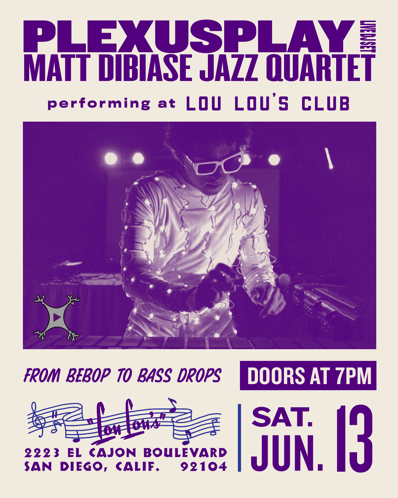 BEBOP TO BASS DROPs @ LOU LOU’S