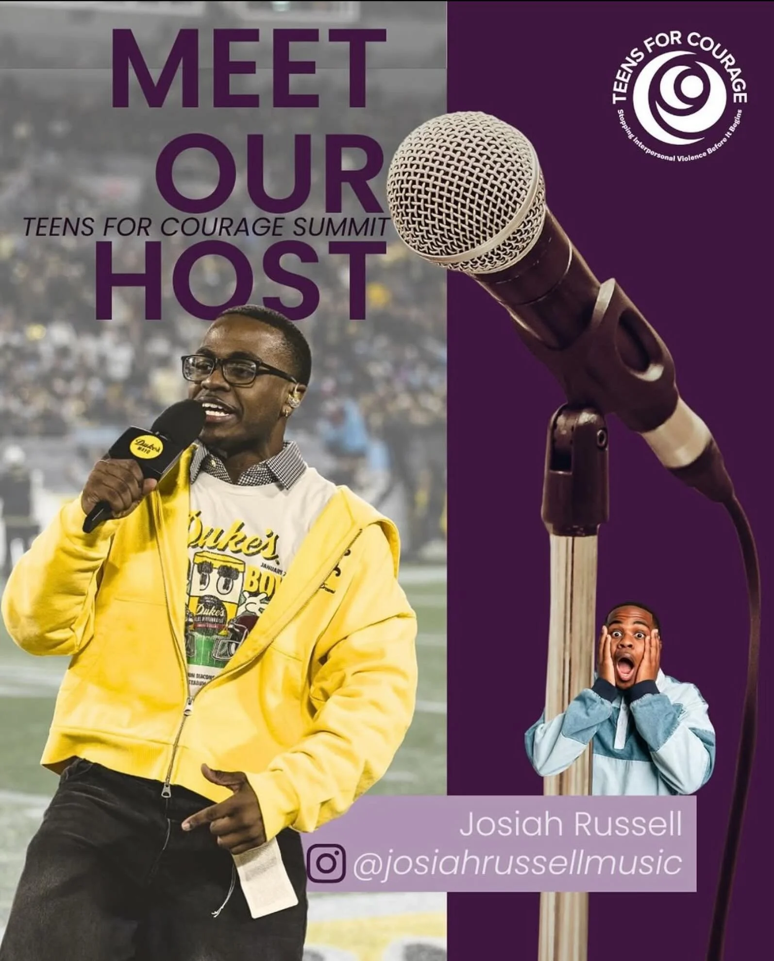 Talk about a FULL CIRCLE MOMENT 😮&zwj;💨SOOO excited to host the 2026 @teensforcourage summit today!!🔥 The @jkffcourage is doing some amazing work in our community spreading awareness about Teen Dating Violence and what it means to have healthy rel