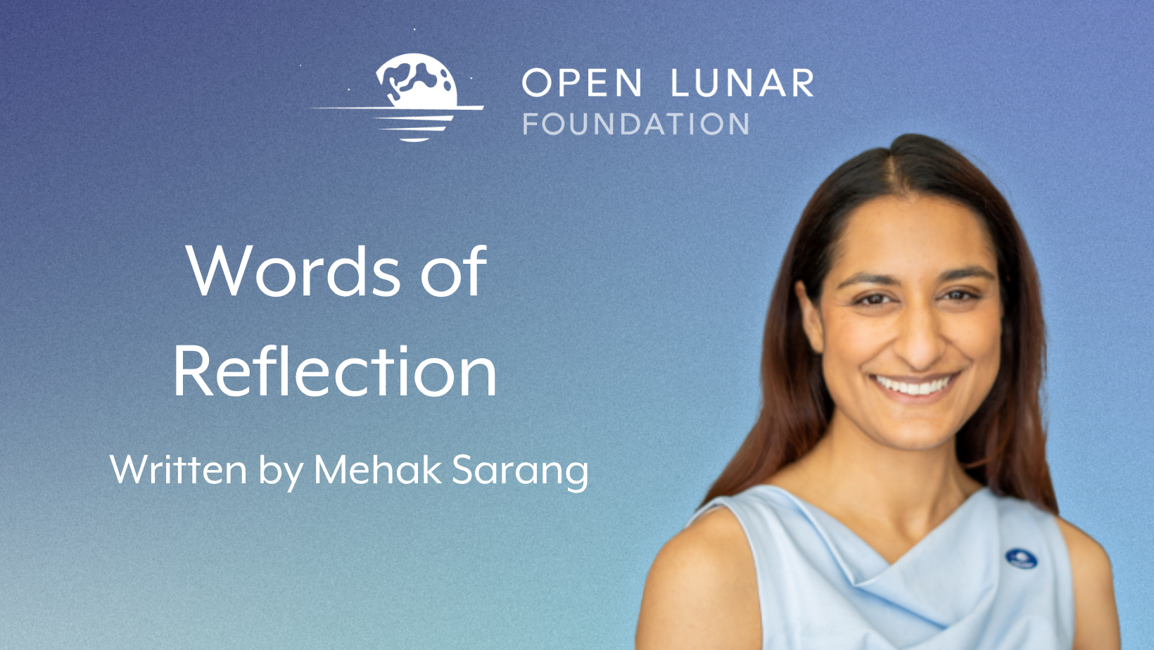 Words of Reflection from Mehak Sarang