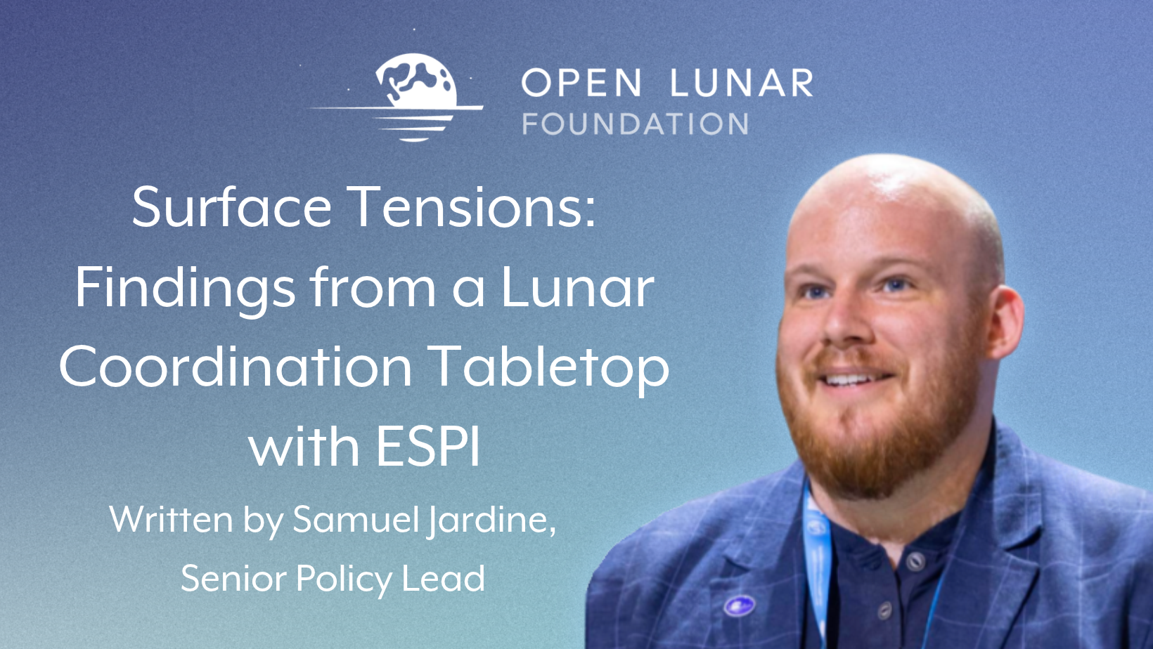 Surface Tensions: Findings from a Lunar Coordination Tabletop with ESPI