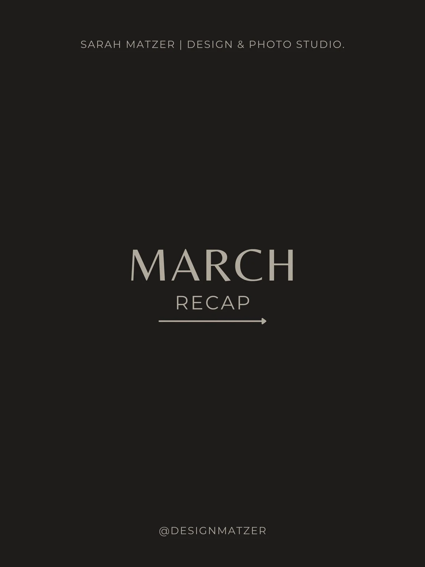march recap. 🌞

____________

check out my website |  link in bio.
follow for more &rarr; @designmatzer 
⠀
photo studio | @studio.6c 
photography | @sarahmatzerphotography 
design studio | @designmatzer