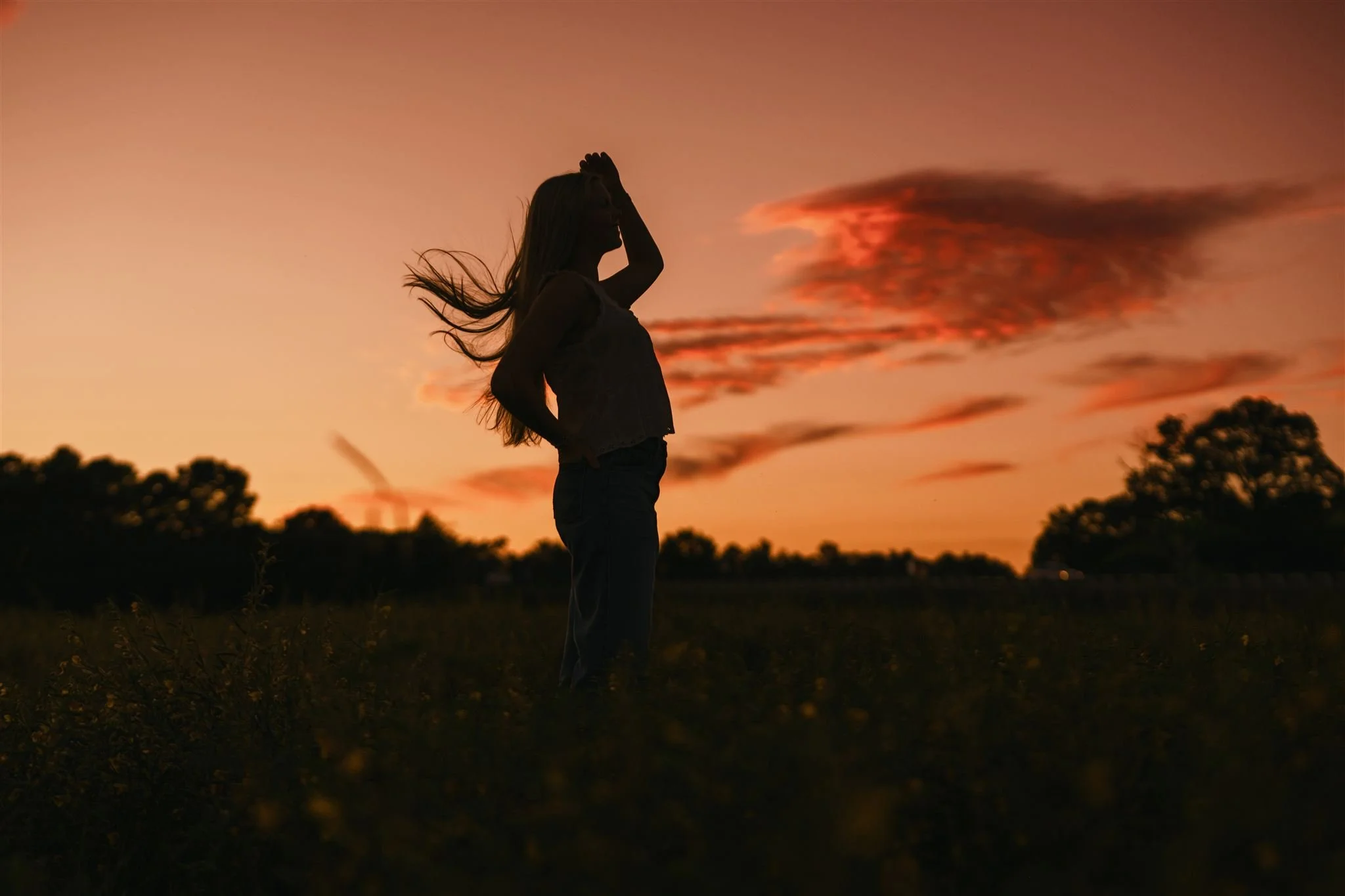 senior photography sunset photoshoot springville alabama trussville alabama