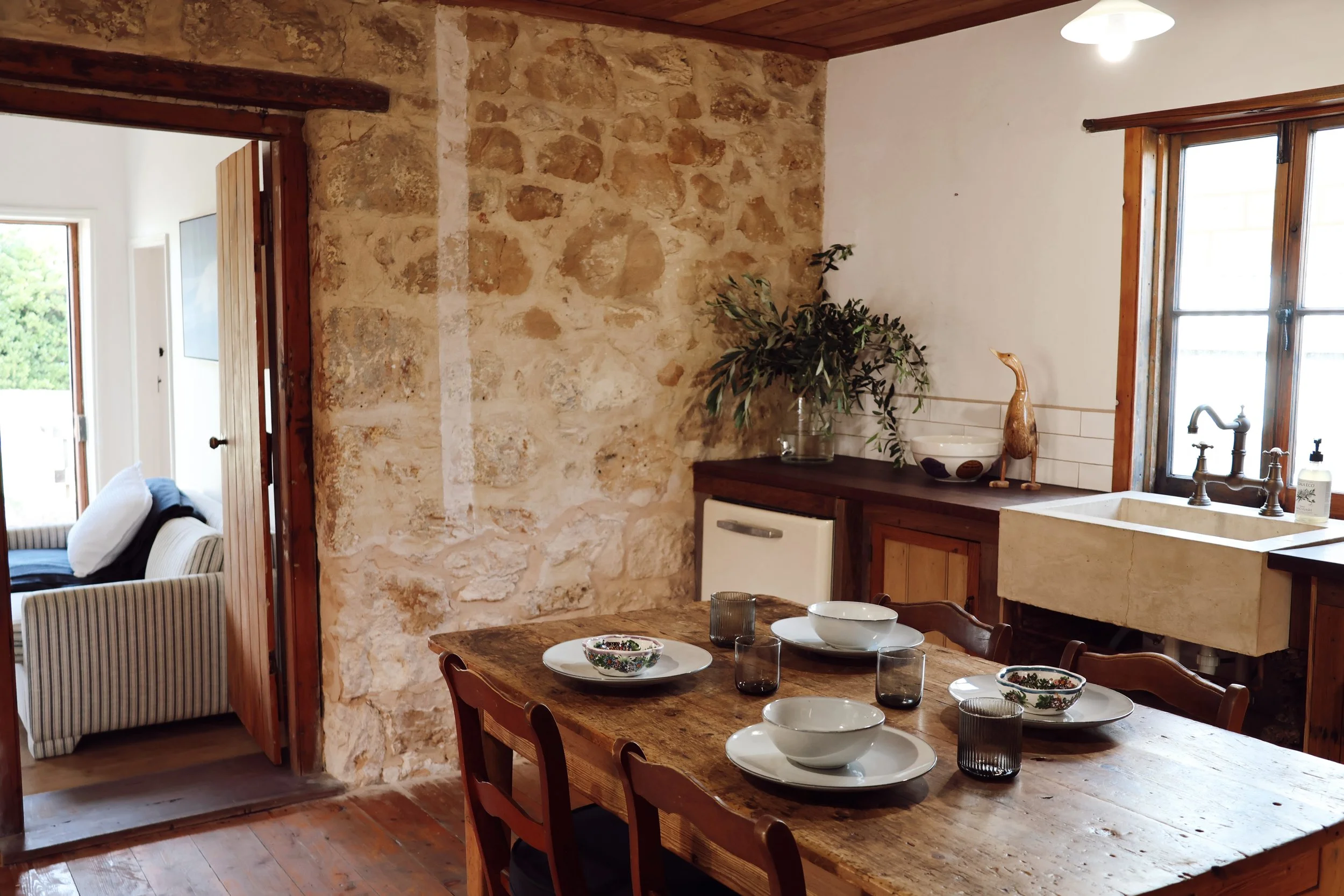 SMEG Kitchen and 4 seater dining