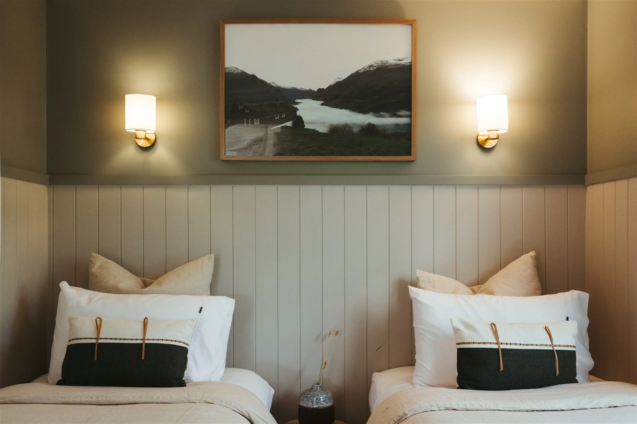 Two King Single beds / or a King