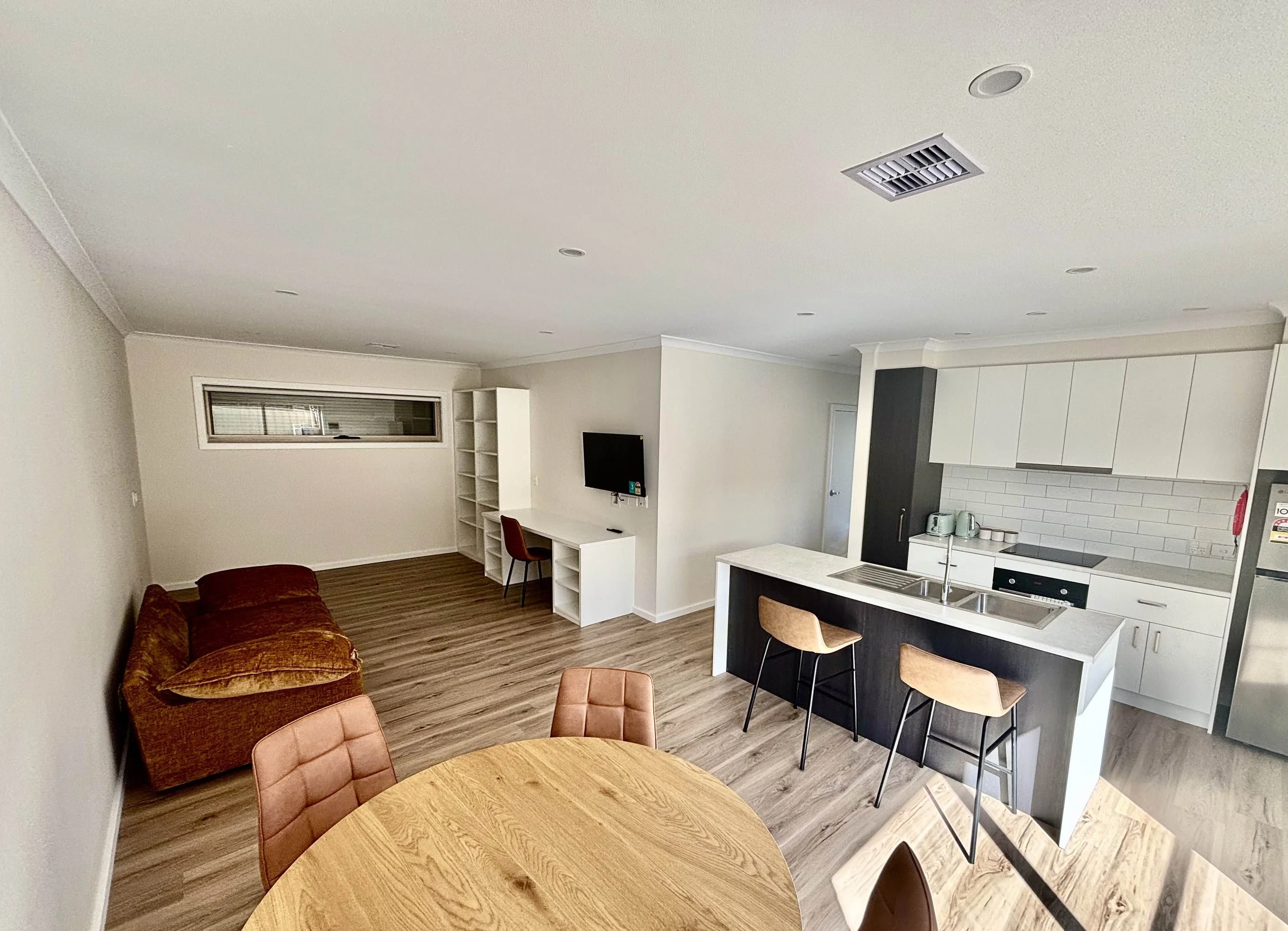 Spacious open-plan living