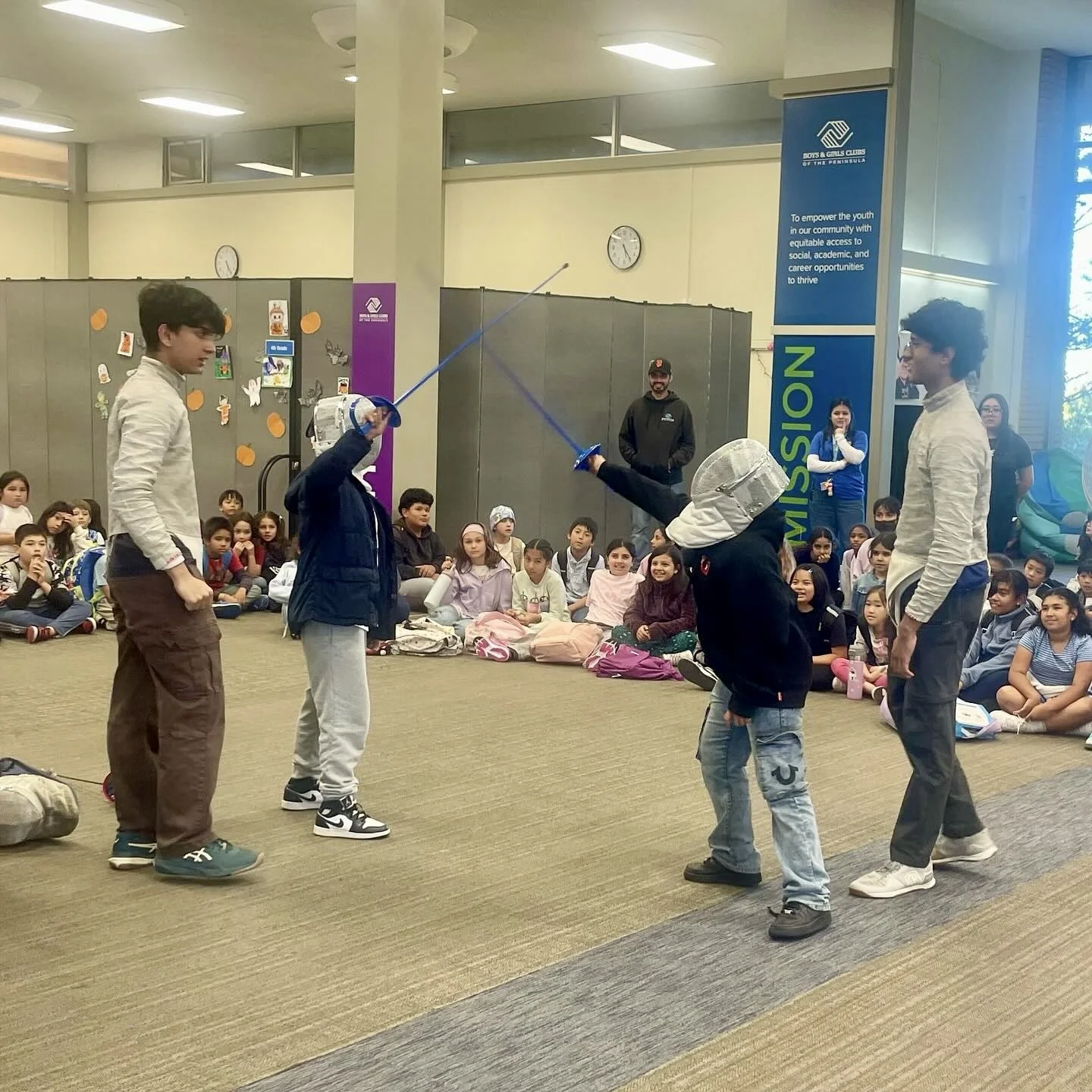 Demo at Boys and Girls Club of the Peninsula, October, 2025. 
  Boys and Girls Club posted about it! 