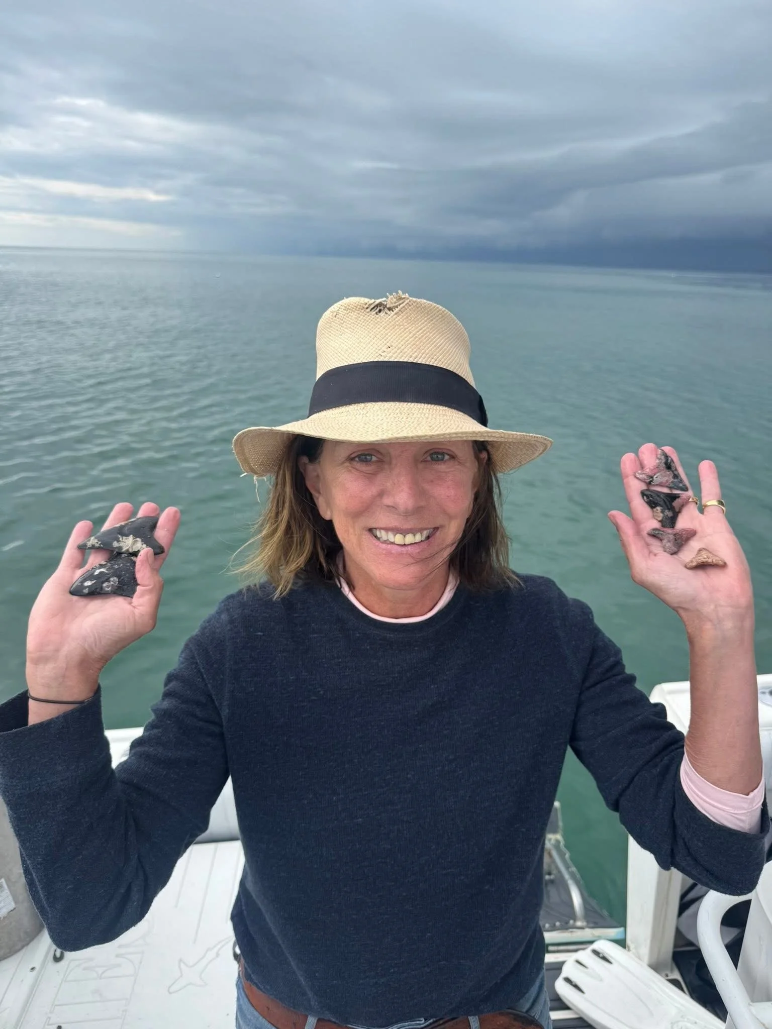 Marina traveled across the country to dive for megalodon teeth and we delivered.