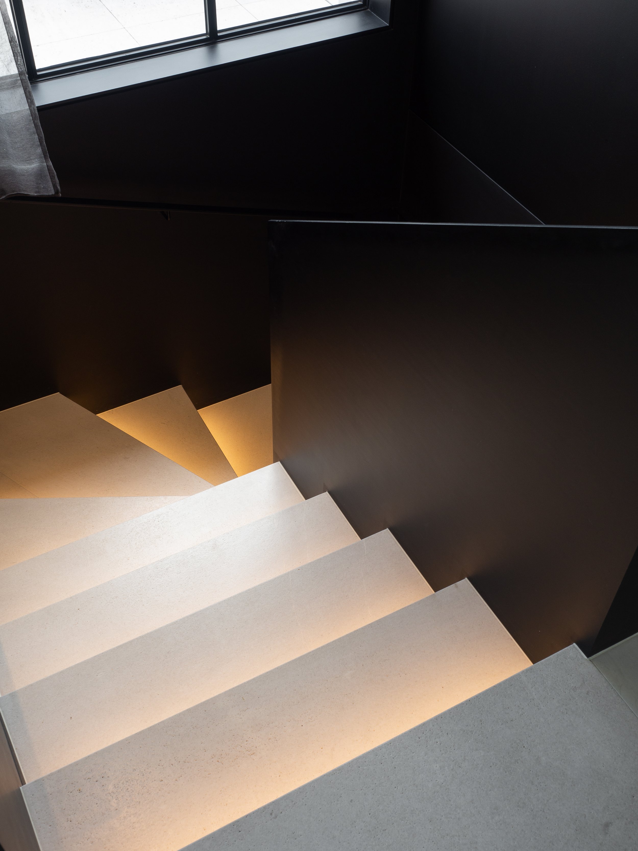 Black Metal Staircase - Stewart Stewart - Sydney Interior Designers