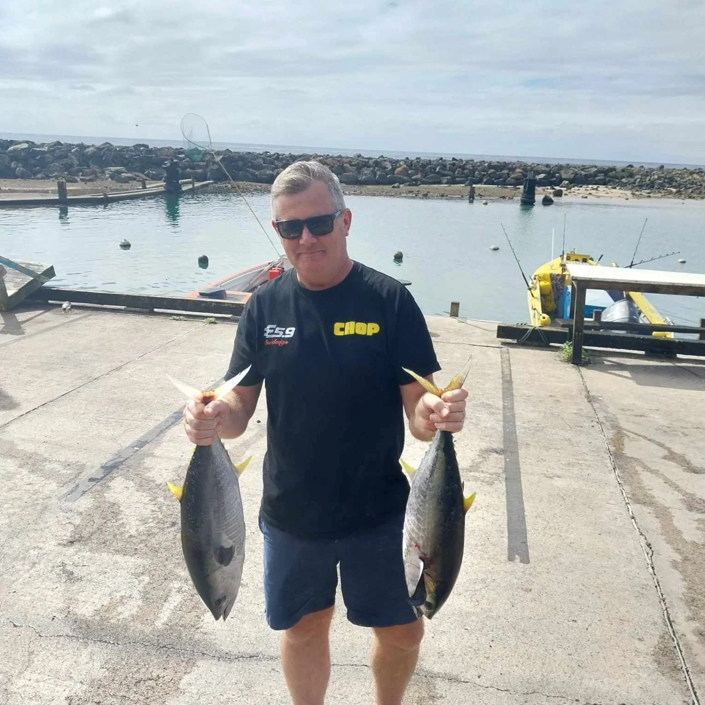 The fish have been playing hide and seek with us!! But check out Glen, who got hooked up 🎣 It's been awesome meeting all our customers! Appreciate you all 💯🎣🤙🏽

Sometimes, we don't catch fish, but we always try to hook up our guests up with a ca