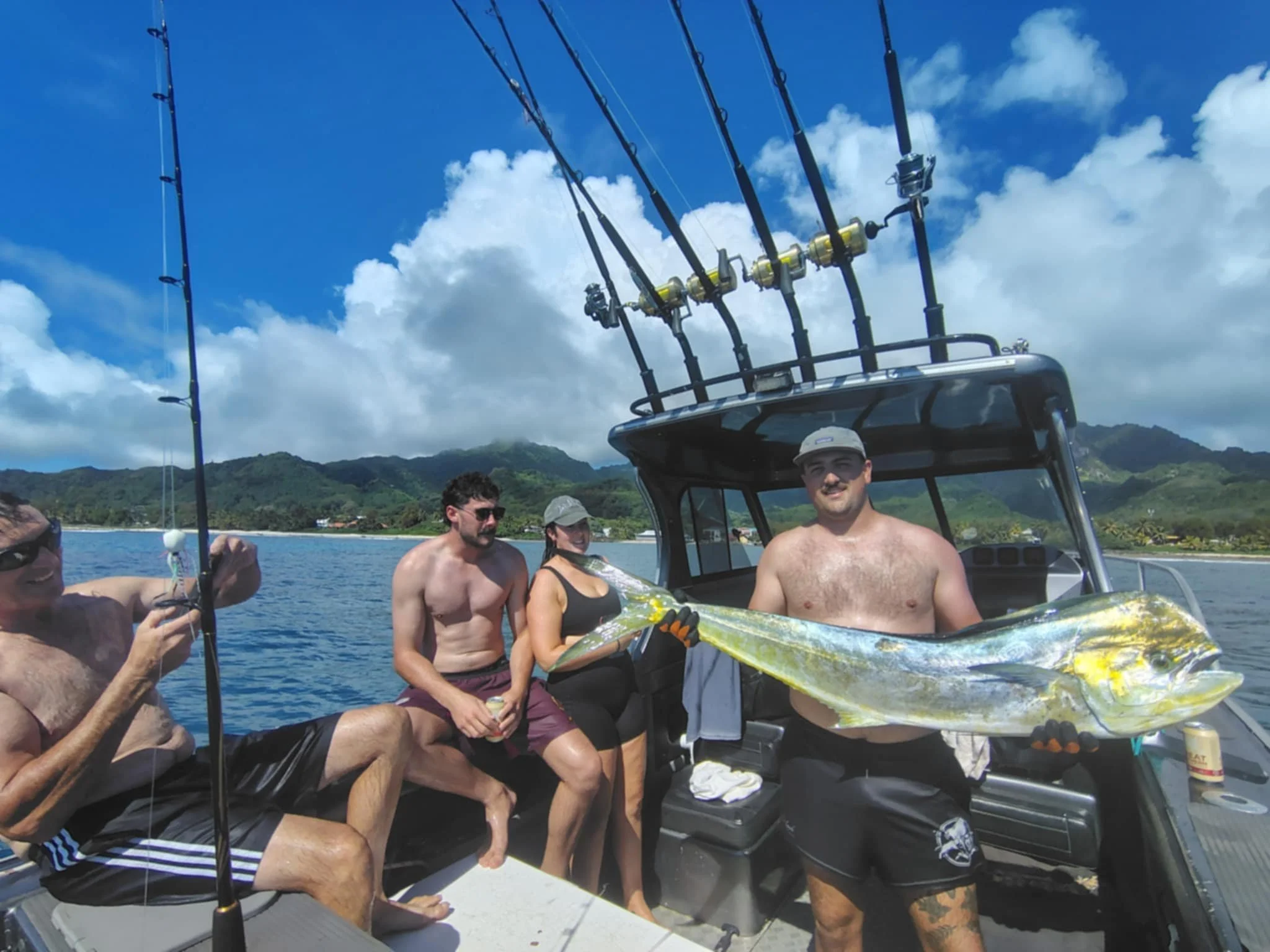This crew booked a private charter for a couple of days to go fishing and snorkelling