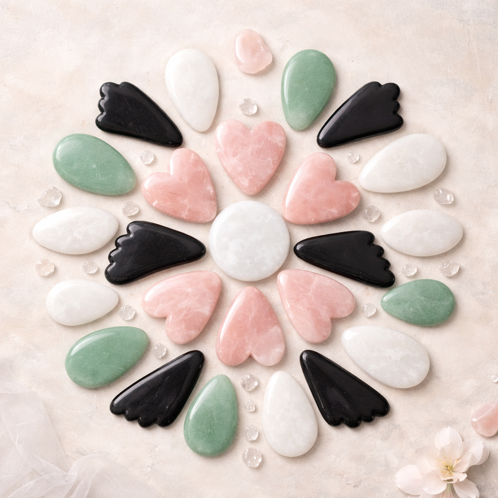 Person receiving a massage from a therapist in a room near a window with blurred lights outside.