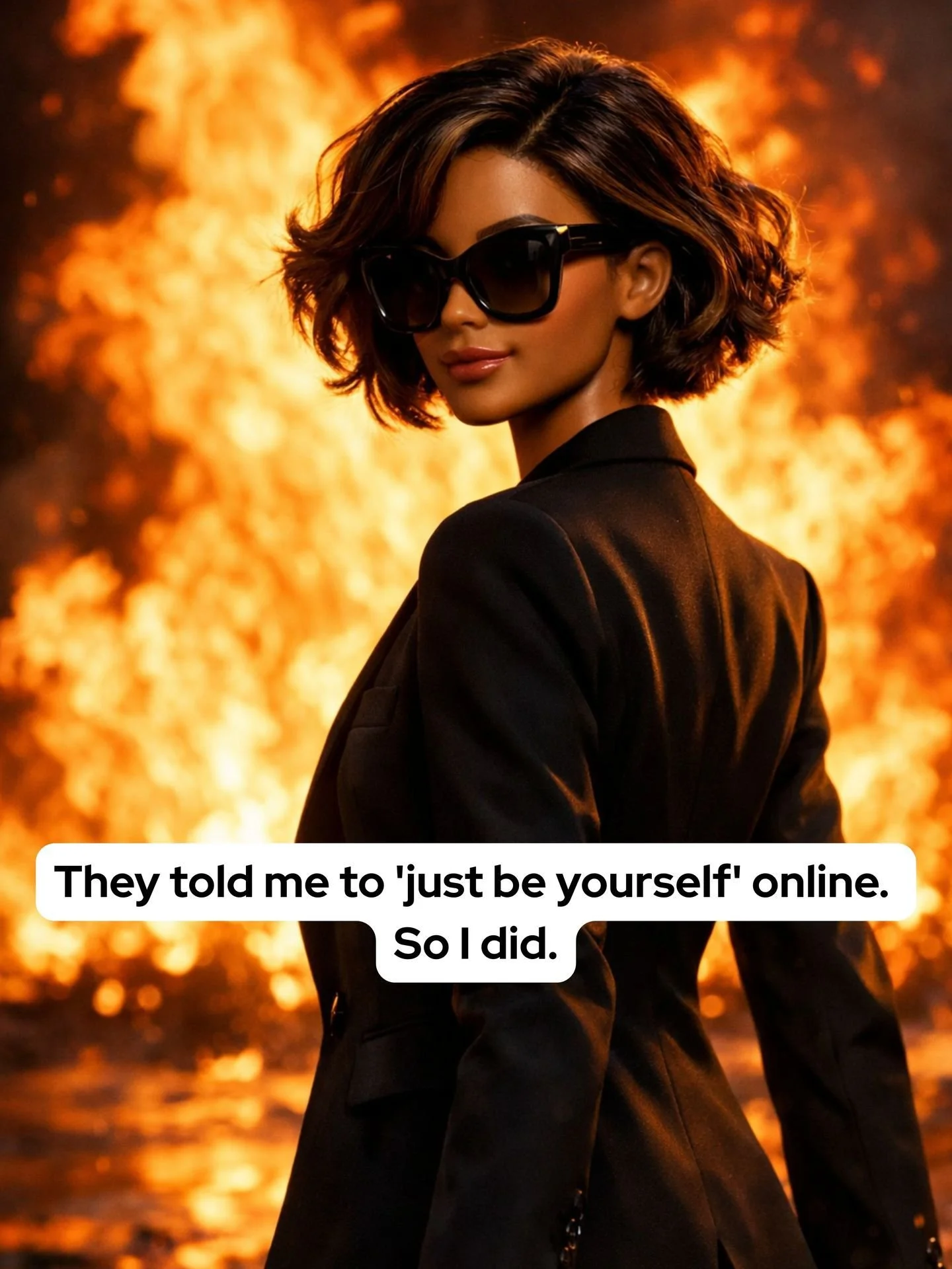 This is a trend, but I made it more "ME" 💁♀️

Not sure if this is relatable.
Honestly? I don't care.
It's true and you know it.
You can't be an influencer and do your actual job.
Pick one.
Or hire someone who does this for a living.
Becaus