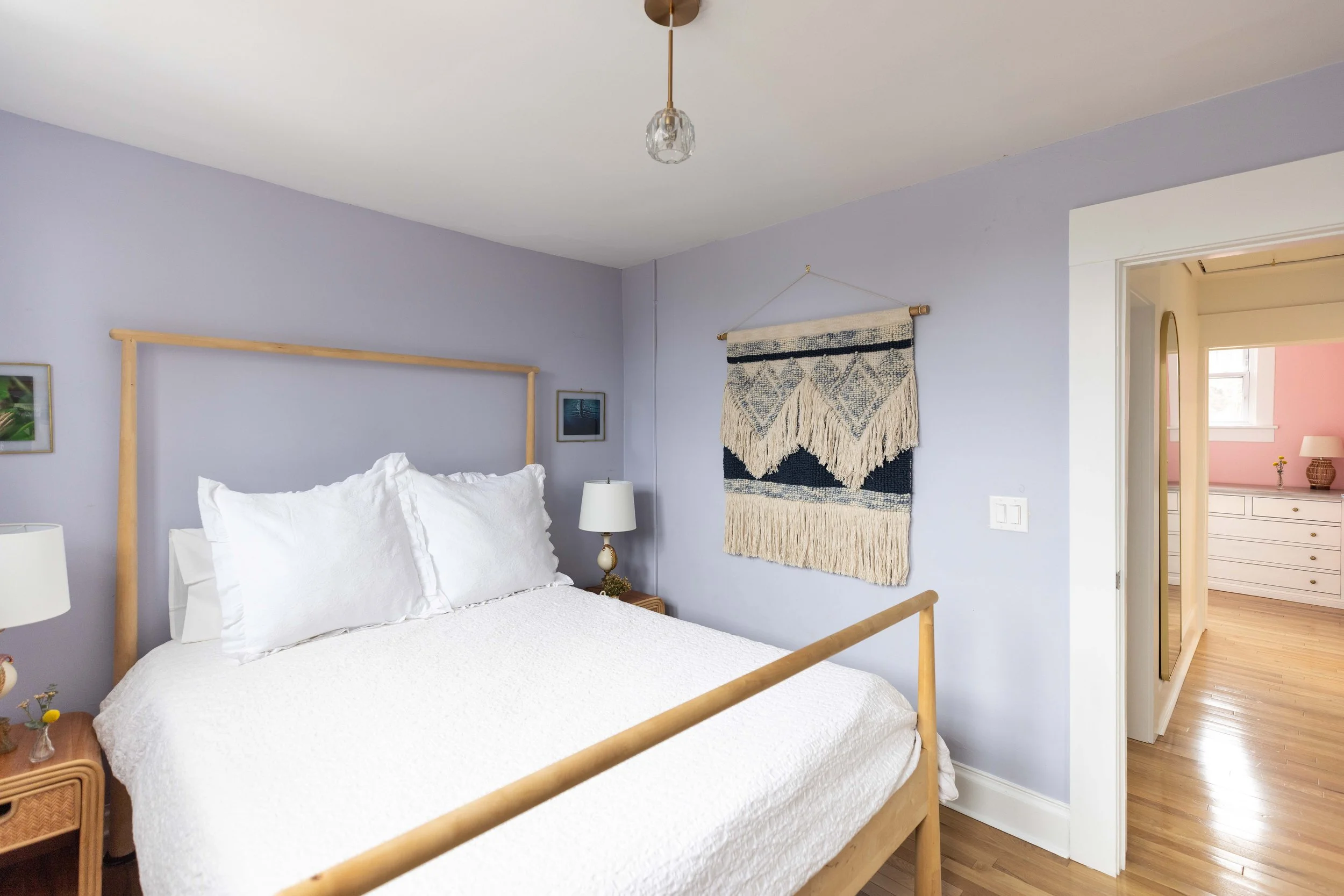 Bedroom 2  at 1219 Gordon Ave — furnished Charlottesville City cottage rental.