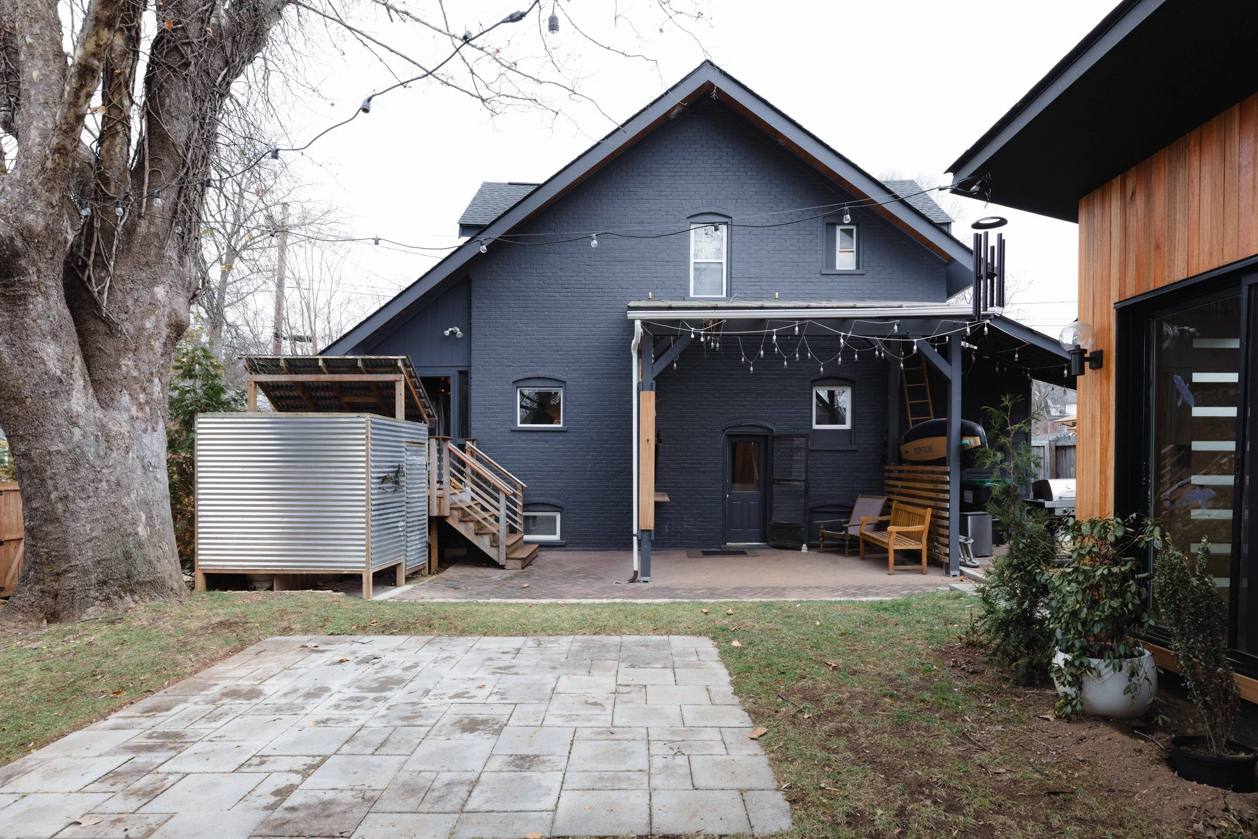 Private fenced outdoor space — 1219 Gordon Ave furnished rental.