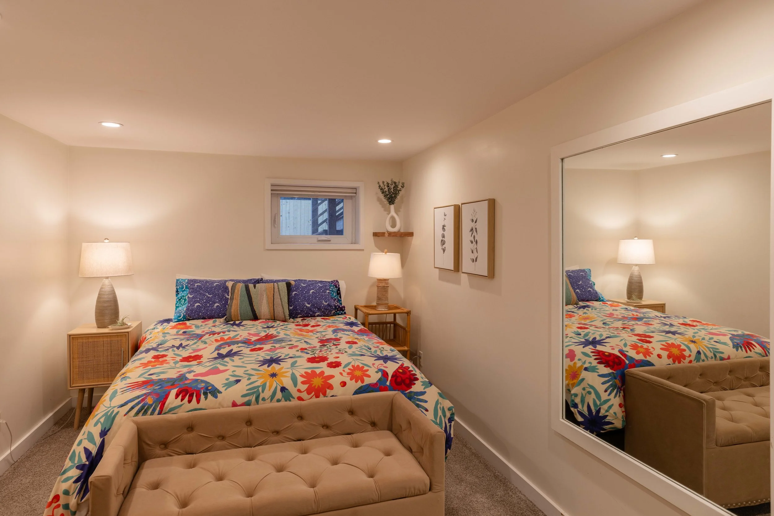 Bedroom 4  at 1219 Gordon Ave — furnished Charlottesville City cottage rental.