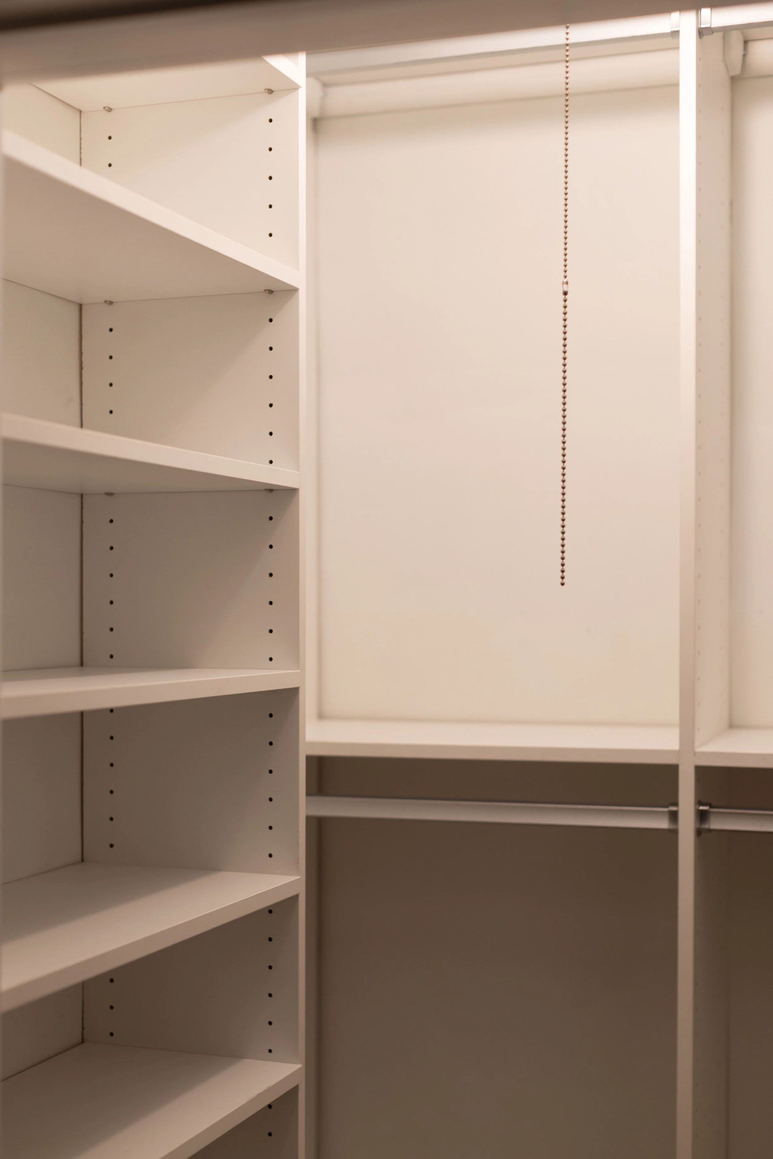 Bedroom 2  Closet at 1219 Gordon Ave — furnished Charlottesville City cottage rental.