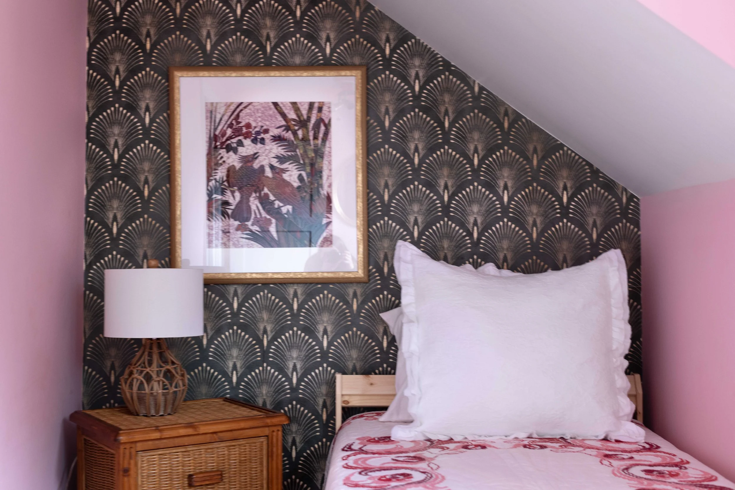 Bedroom 3  at 1219 Gordon Ave — furnished Charlottesville City cottage rental.