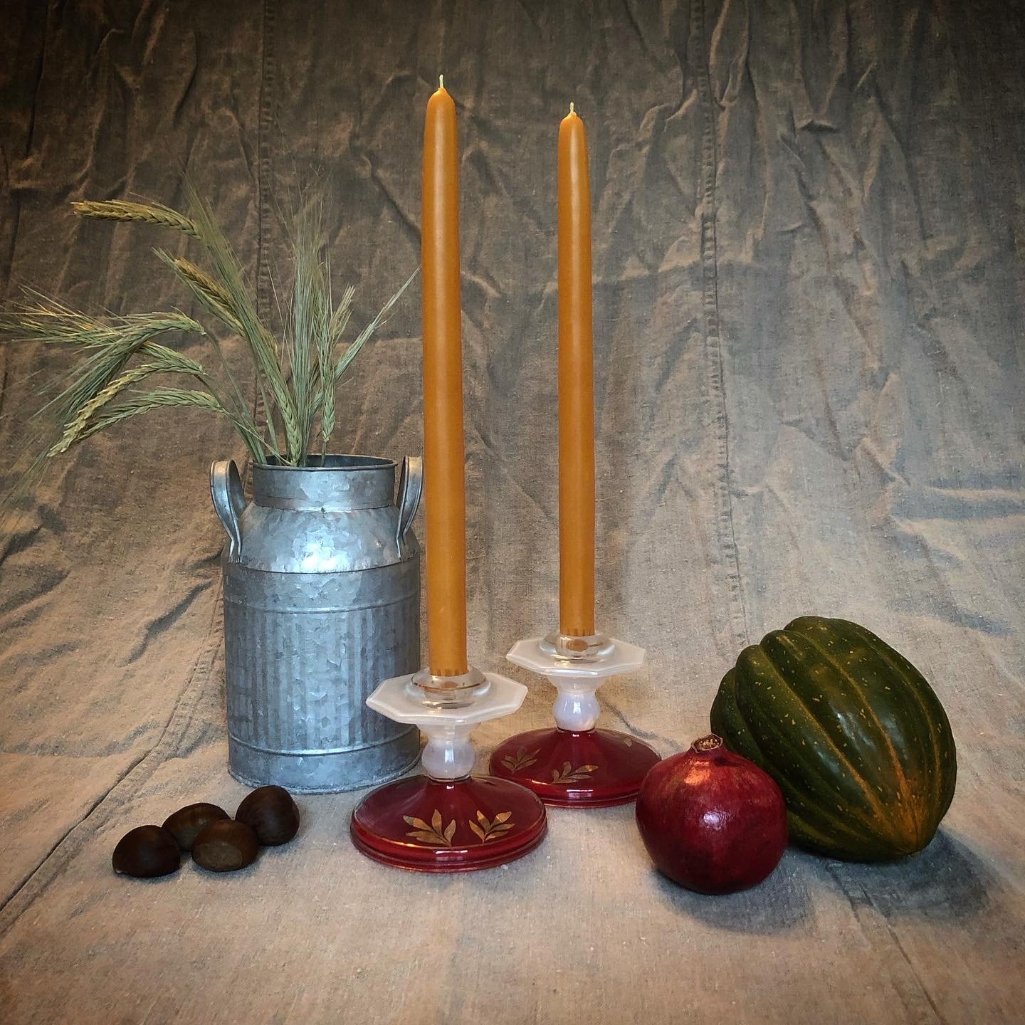 Glass Candle Holders