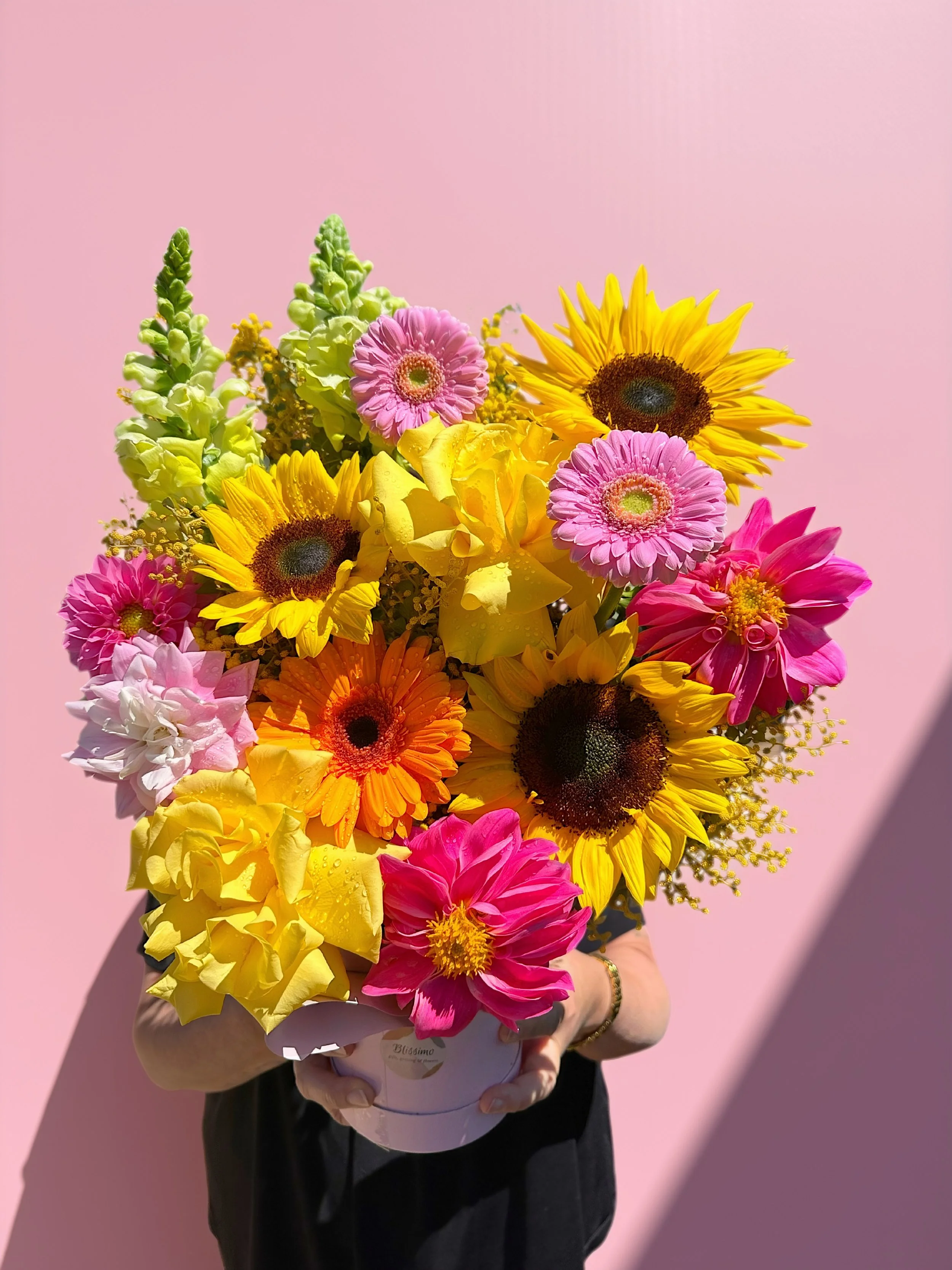 Mixed Seasonal & Rose Hatbox