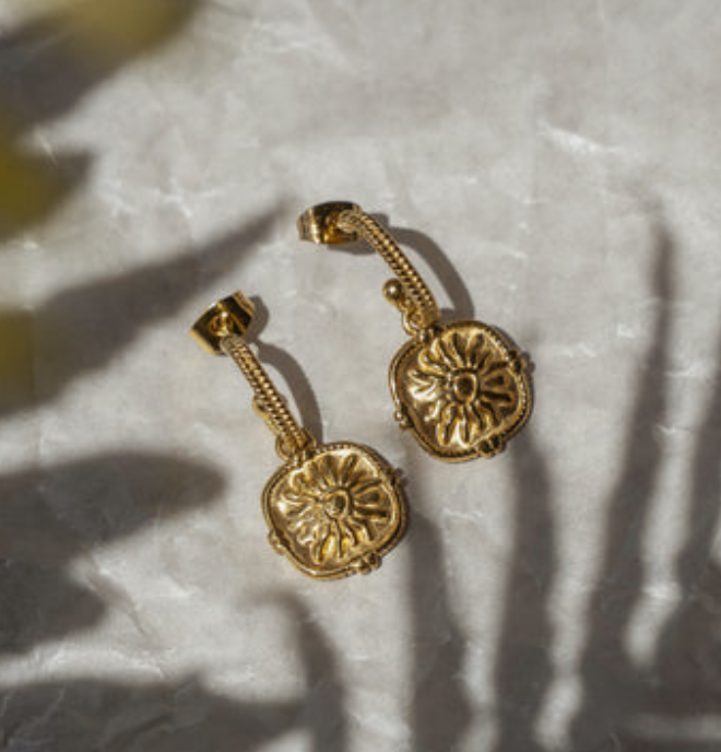 Malina Sun Drop Earrings