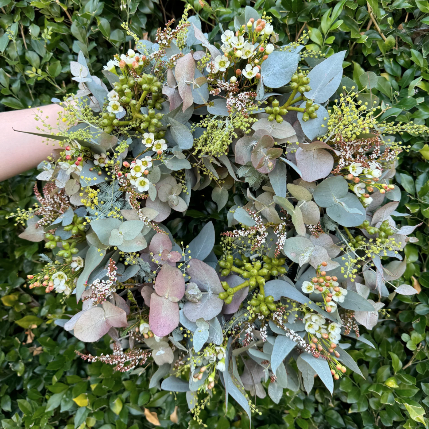 FOLIAGE WREATH 30CM