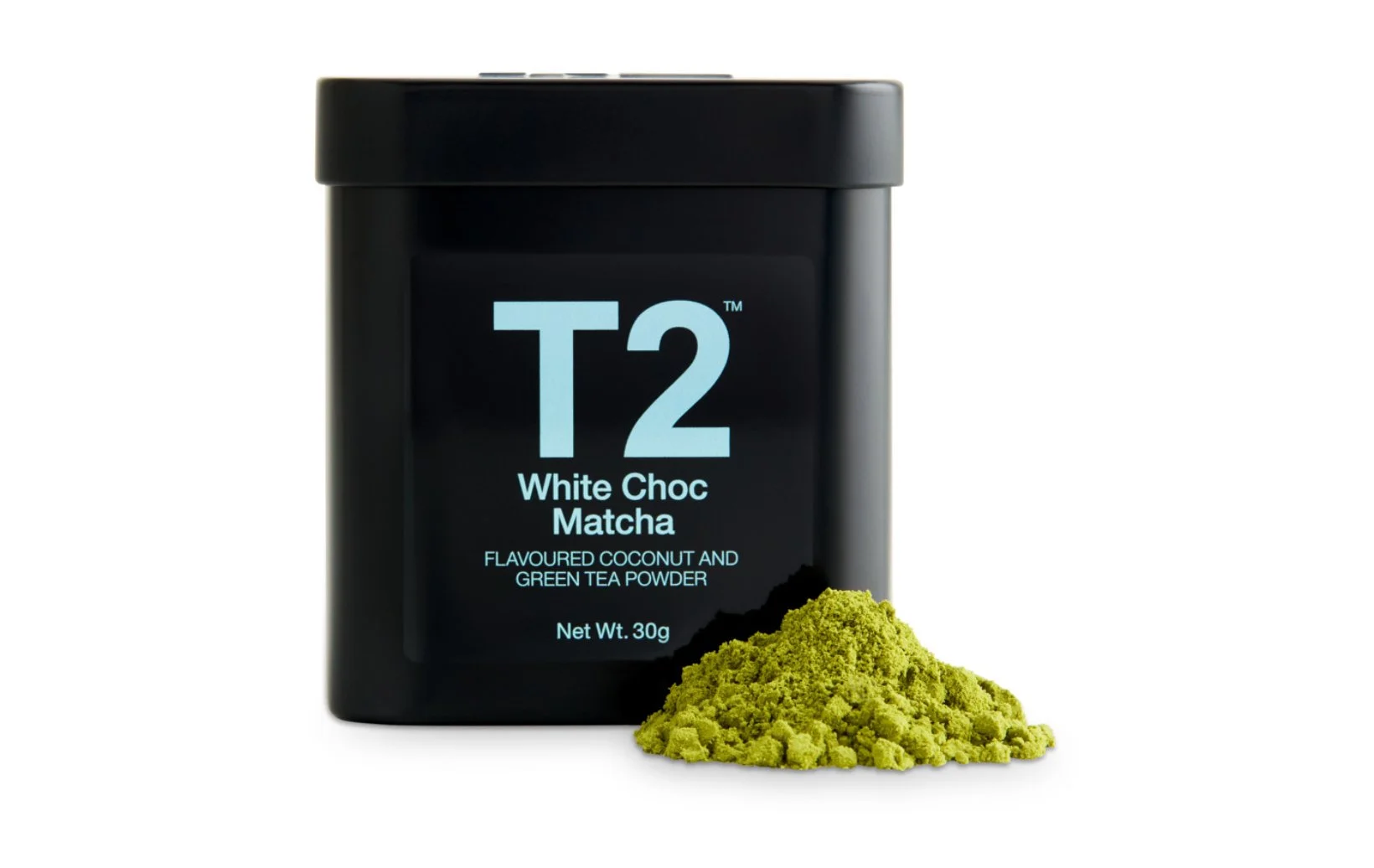 T2 White Chocolate Matcha Powder Tin