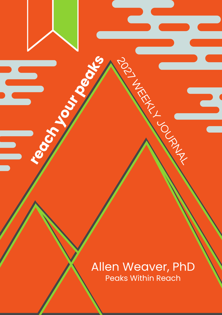 Reach Your Peaks 2027 journal cover