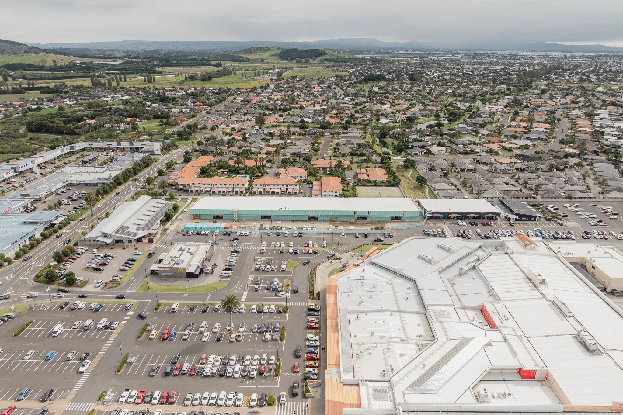 Papamoa Plaza - Aerial View of the New Development