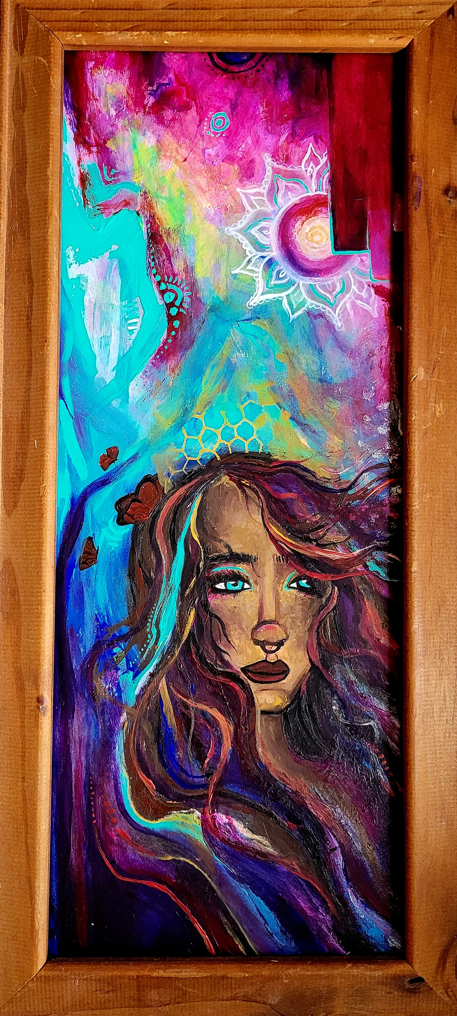 "Dreamer" Original acrylic painting
