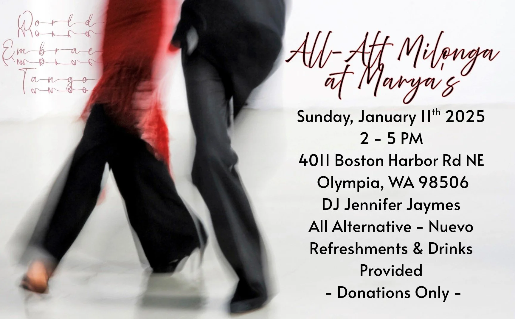 All-Alternative Milonga at Marya's