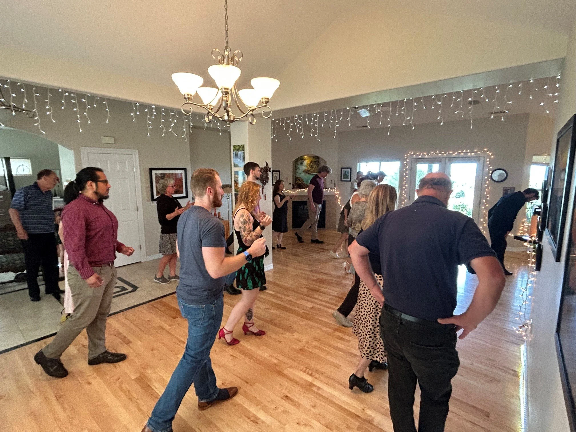 Giving a class in Tri-Cities