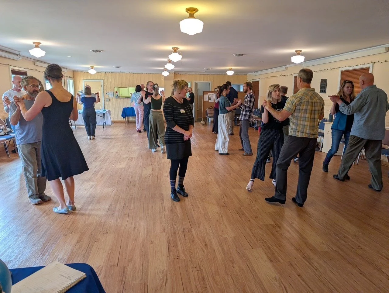 Teaching Tango Foundations Bootcamp in Port Townsend at Roots Fusion, May 2026