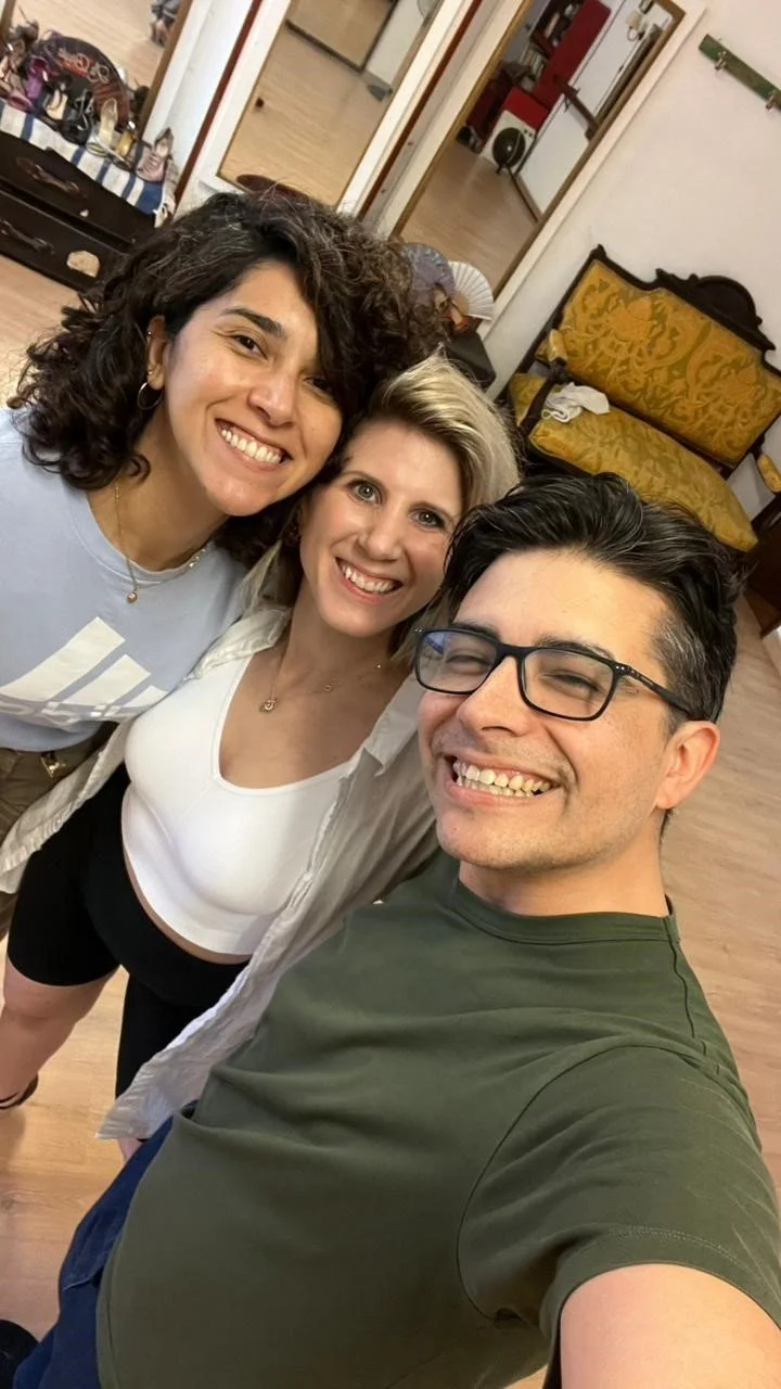 With Marina and Rodrigo in Barcelona, March 2026