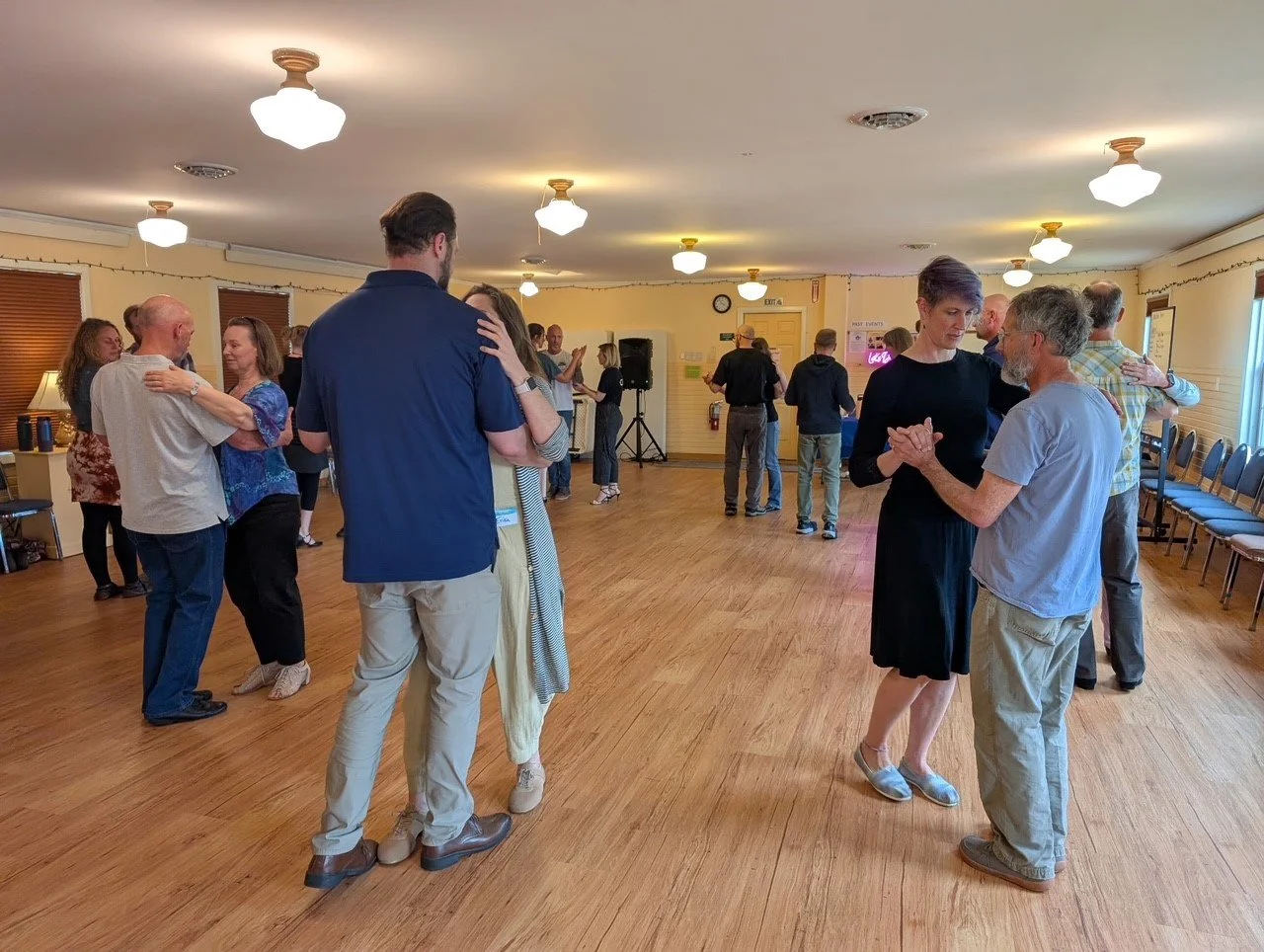 Teaching Tango Foundations Bootcamp in Port Townsend at Roots Fusion, May 2026