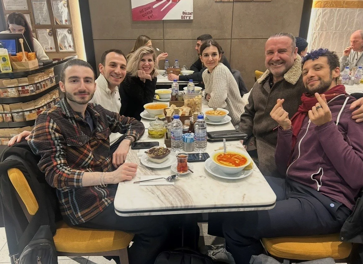With friends after milonga, Istanbul 2026
